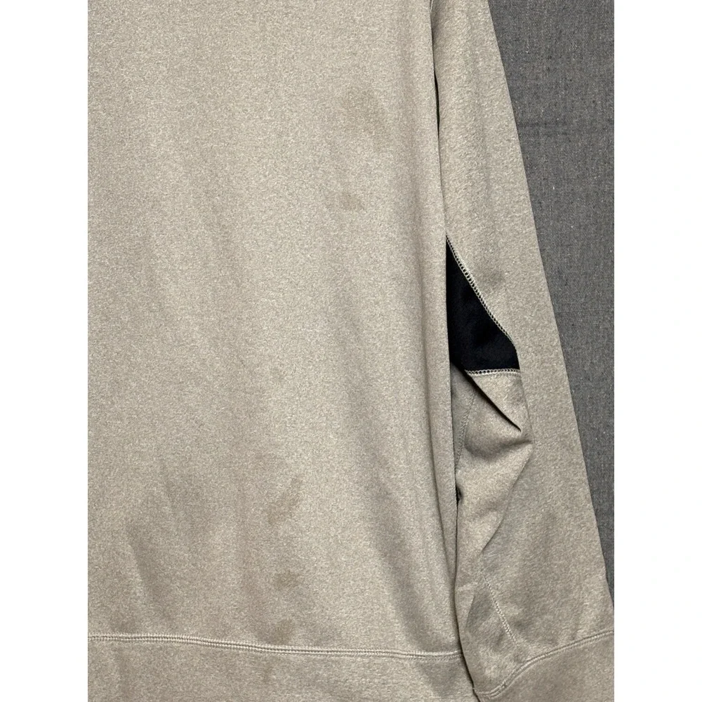 Nike Therma-FIT Mens XL Hoodie Grey Black Pullover Sweatshirt‎ 578206-066